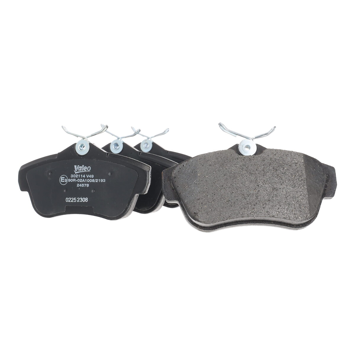 Jeu de 4 plaquettes de frein VALEO ref. 302114